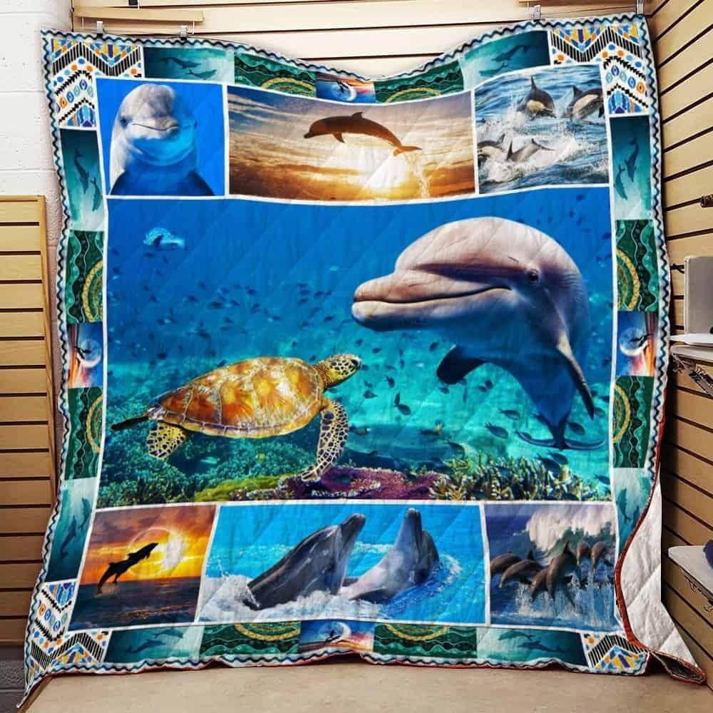 Dolphin Quilt Blanket DHC131237VT