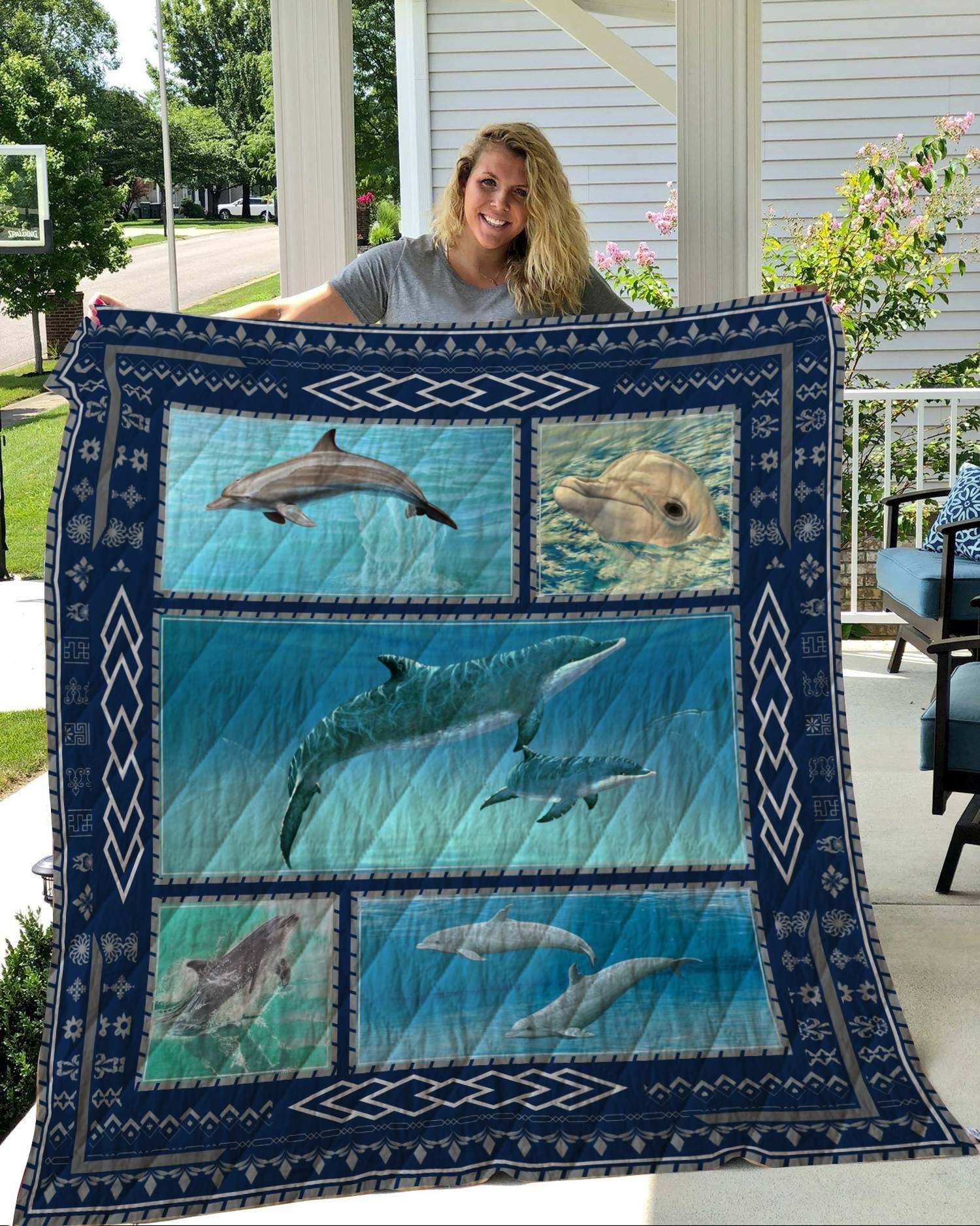 Dolphin Quilt Blanket DHC2911135VT