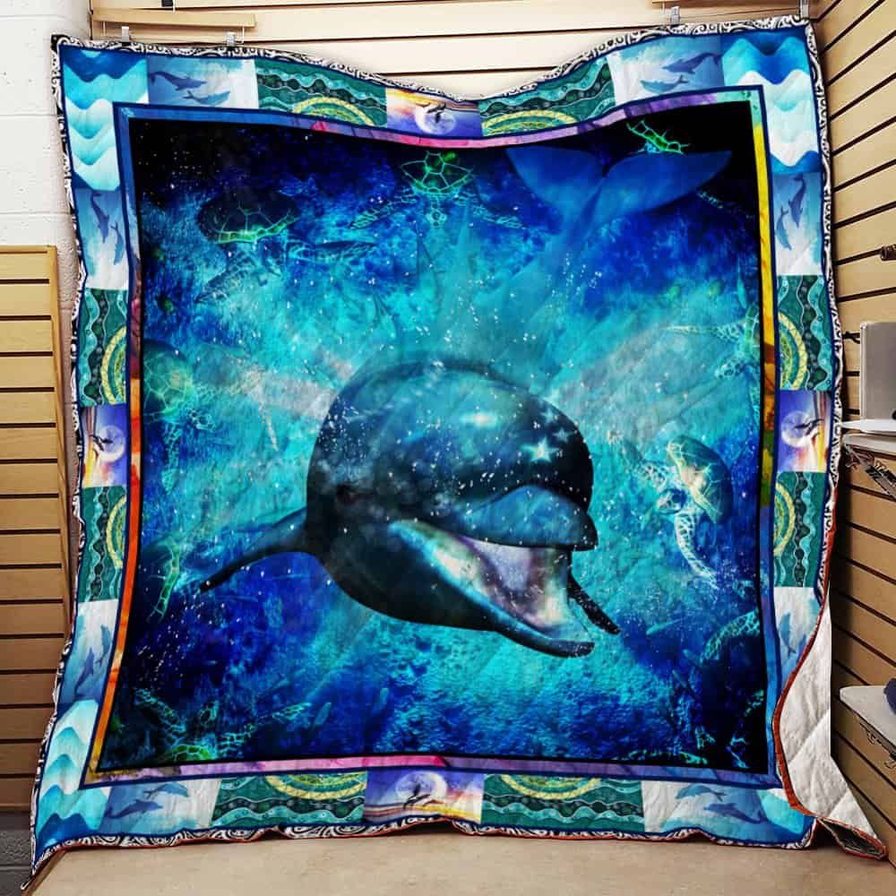Dolphin Quilt Blanket Q2102 02 Dhc1312305Dd