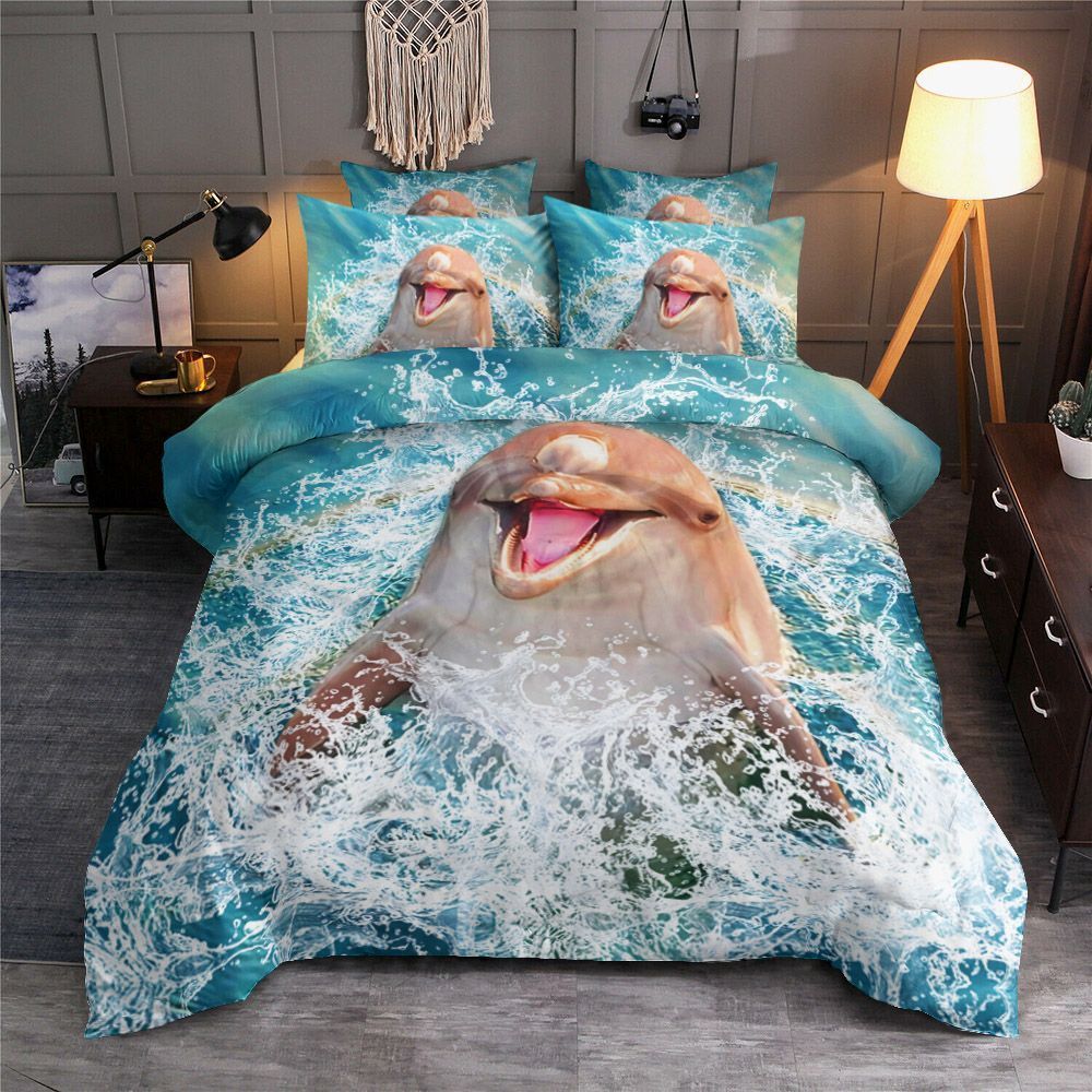 Dolphin Splash Water Bedding Set