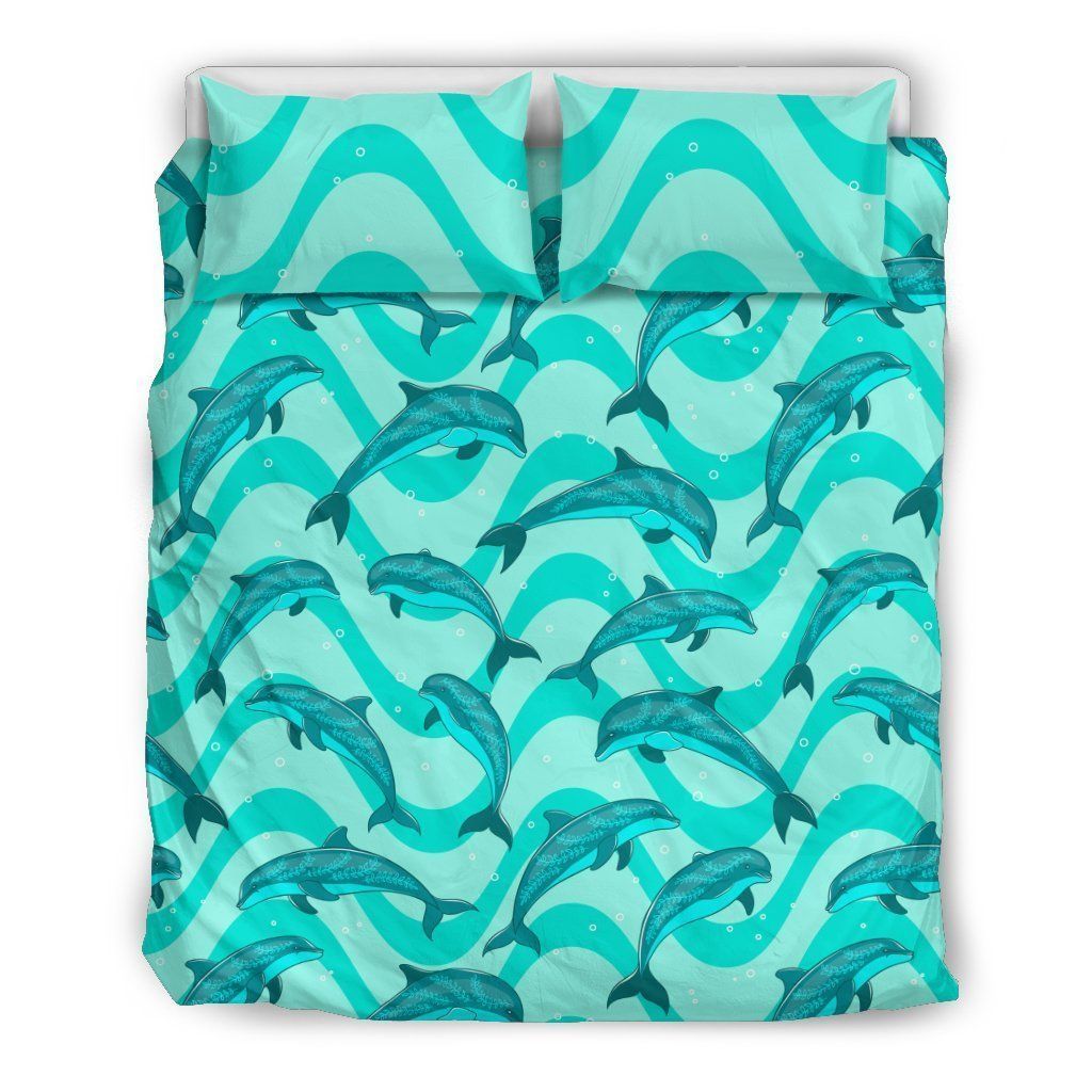 Dolphin Wave Bedding Set