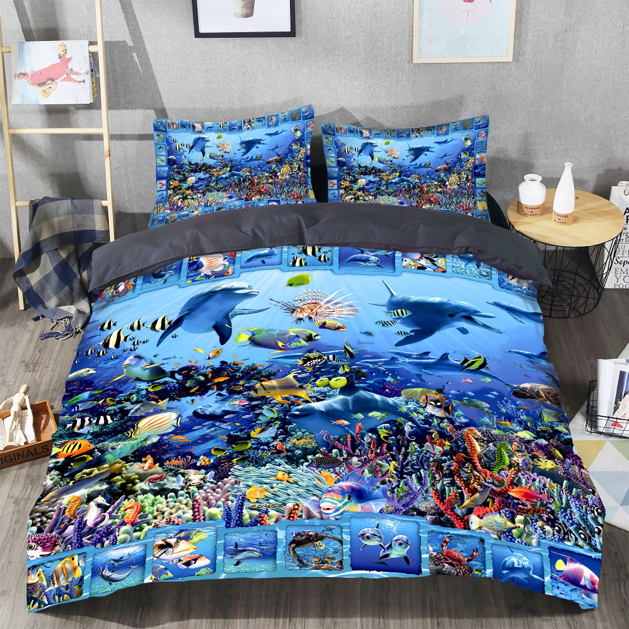 Dolphins Bedding Set