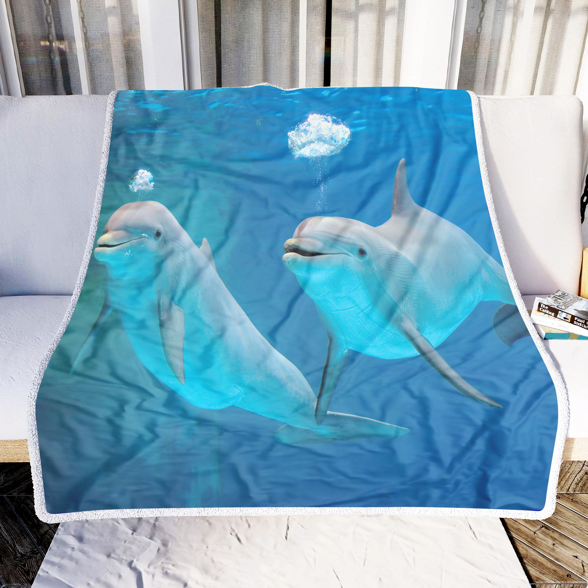 Dolphins Fleece Blanket