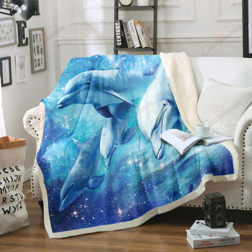 Dolphins Fleece Blanket