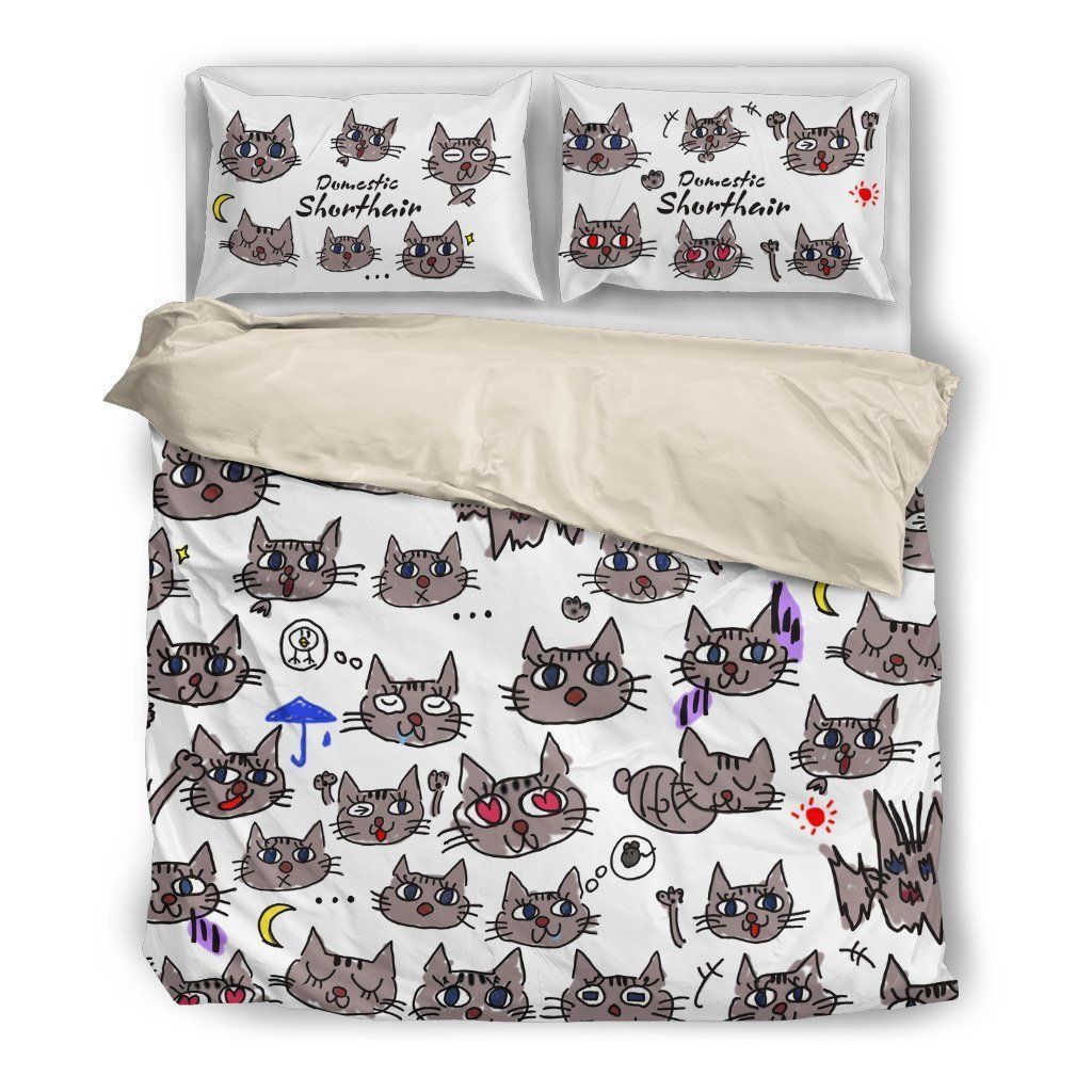Domestic Shorthair Bedding Set