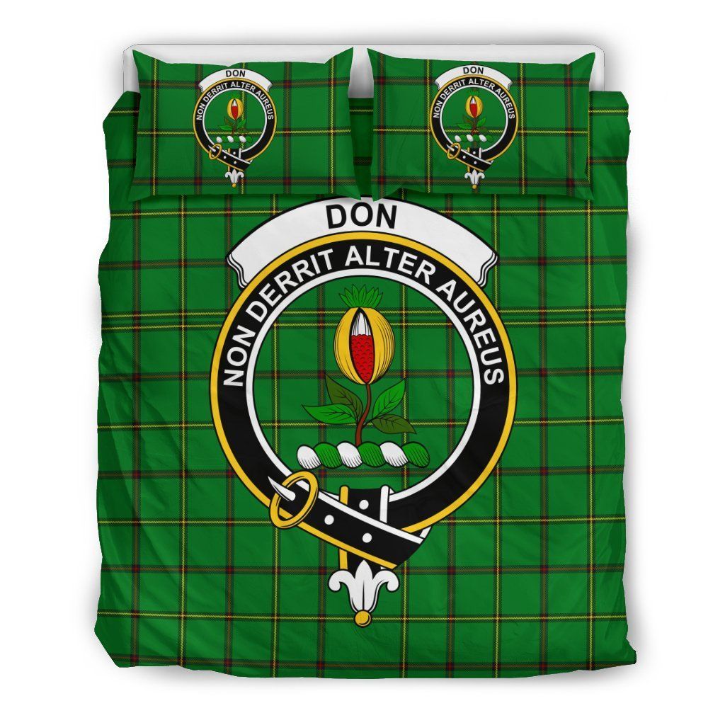 Don Tribe Of Mar Clan Badge Tartan Bedding Set