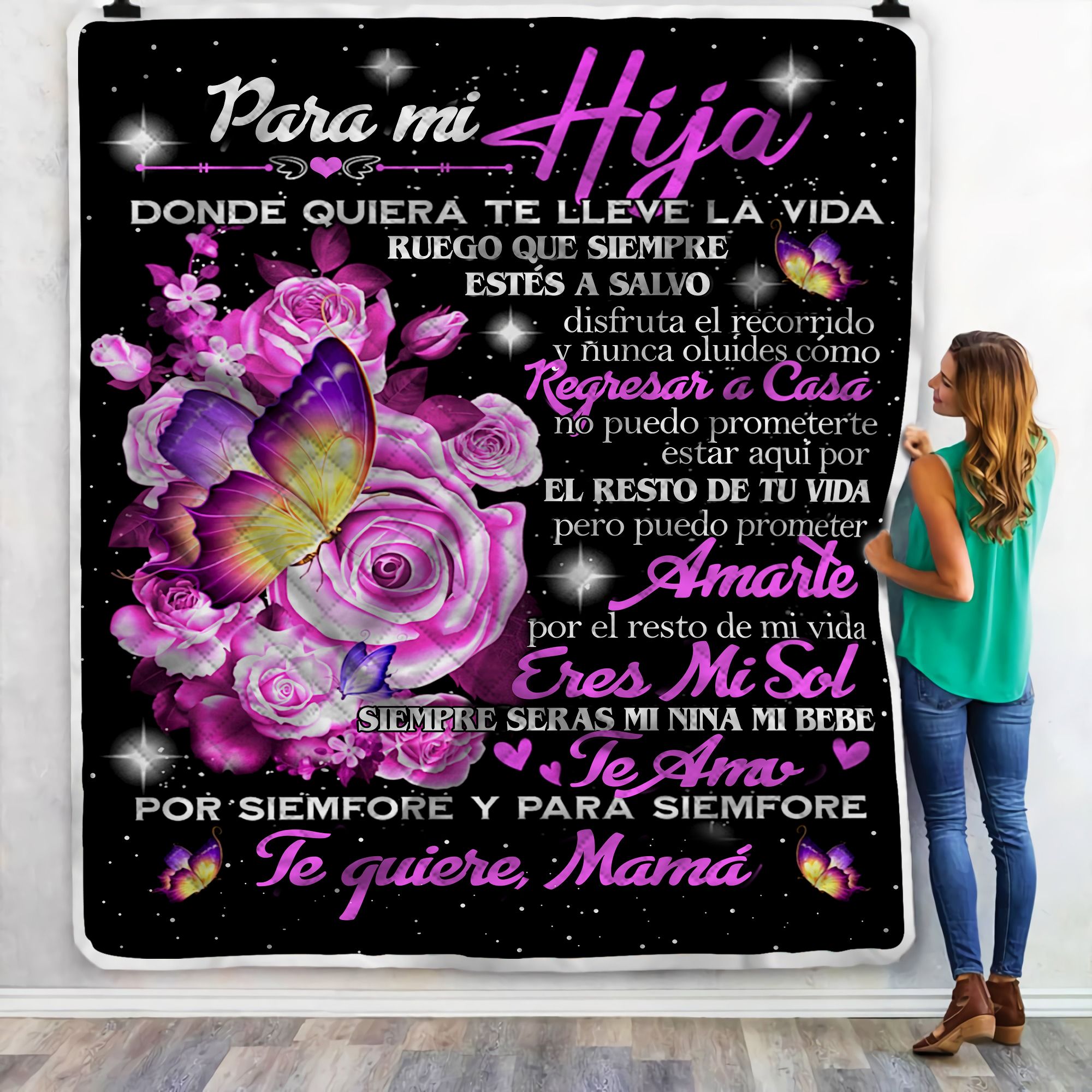 Donde Quiera Te Lleve La Vida Fleece Blanket