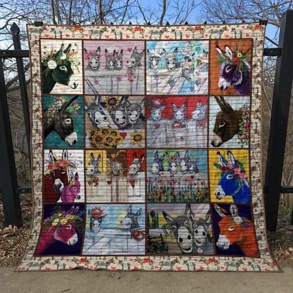 Donkey Beautiful Aint Always Pretty Quilt Blanket DHC0201201178TD
