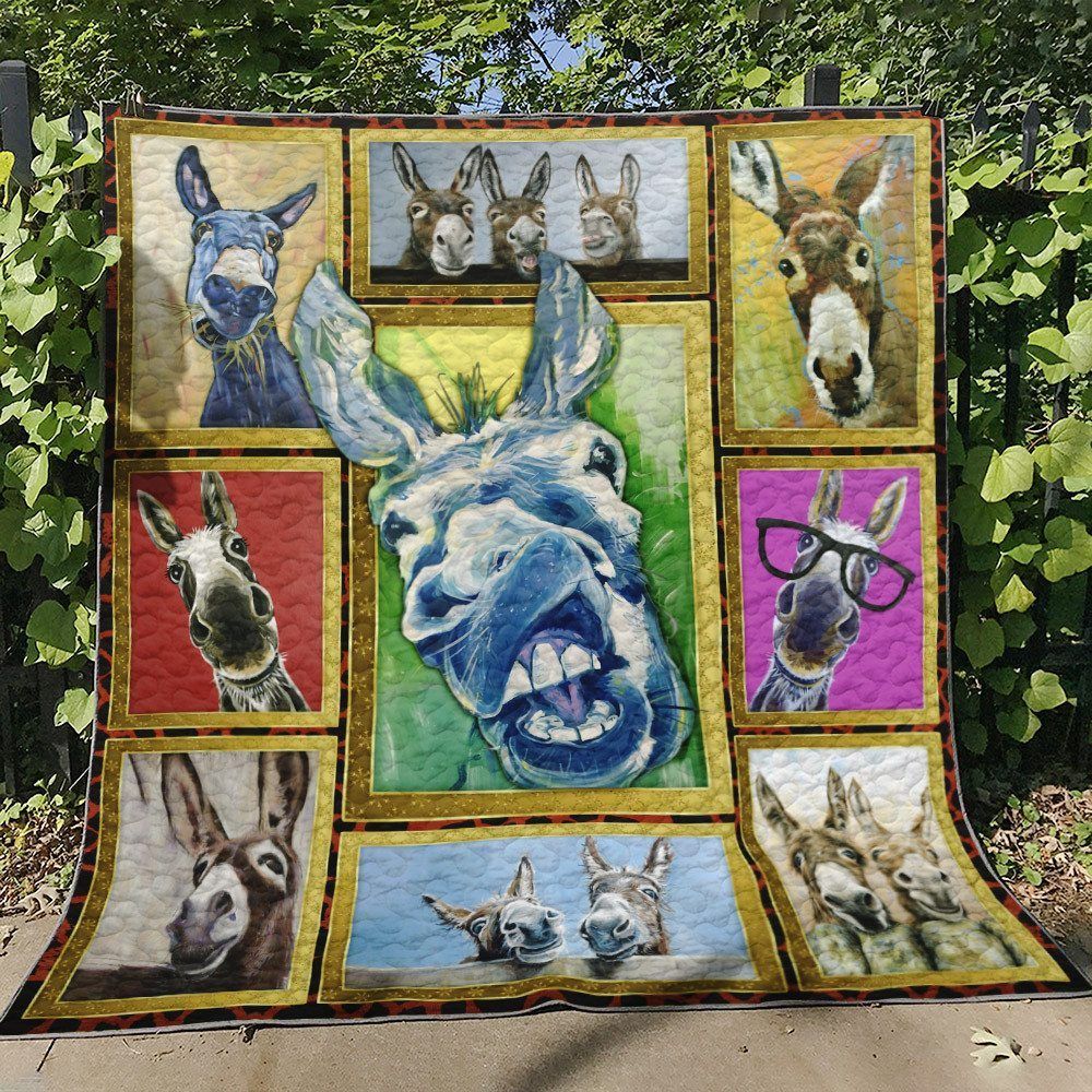 Donkey CG080707 Quilt Blanket