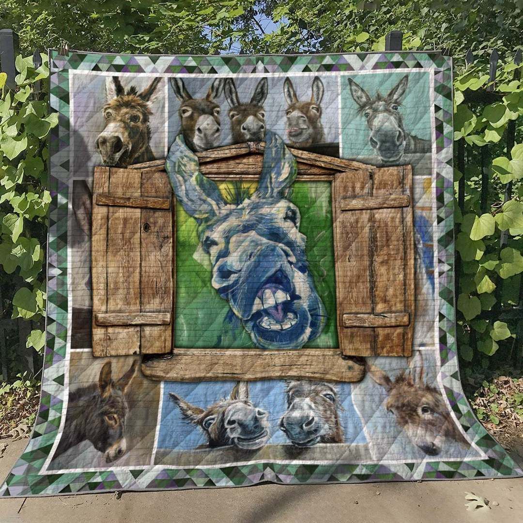 Donkey CG130606 Quilt Blanket