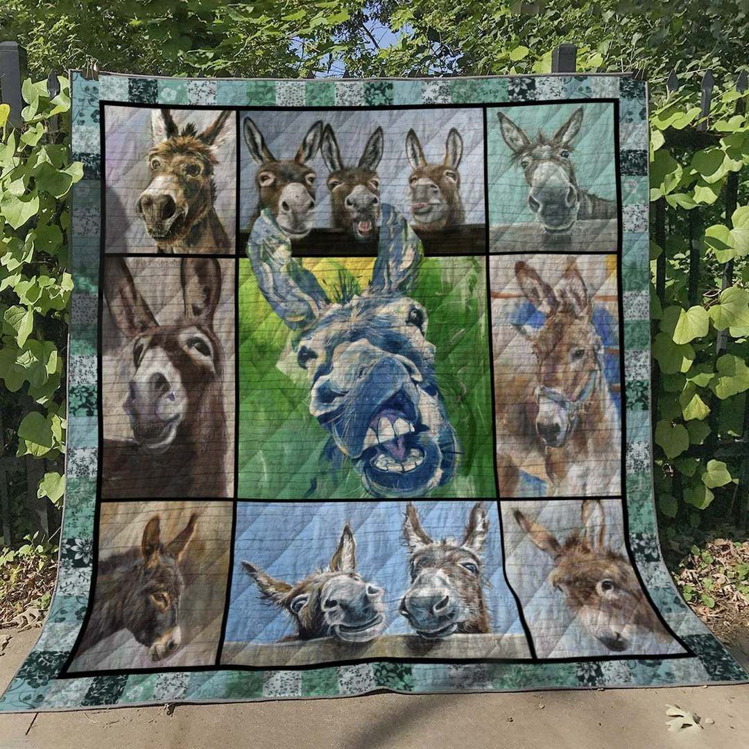 Donkey CG130608 Quilt Blanket