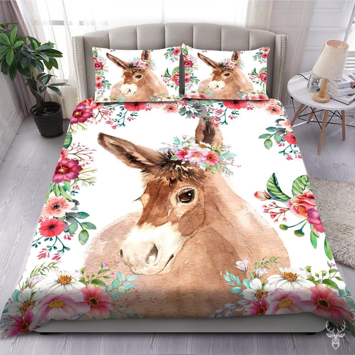 Donkey Flower Bedding Set