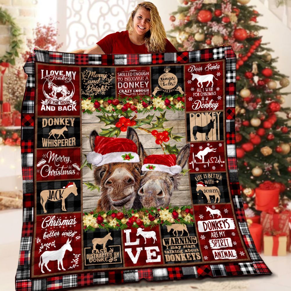 Donkey LML201024DT Quilt Blanket