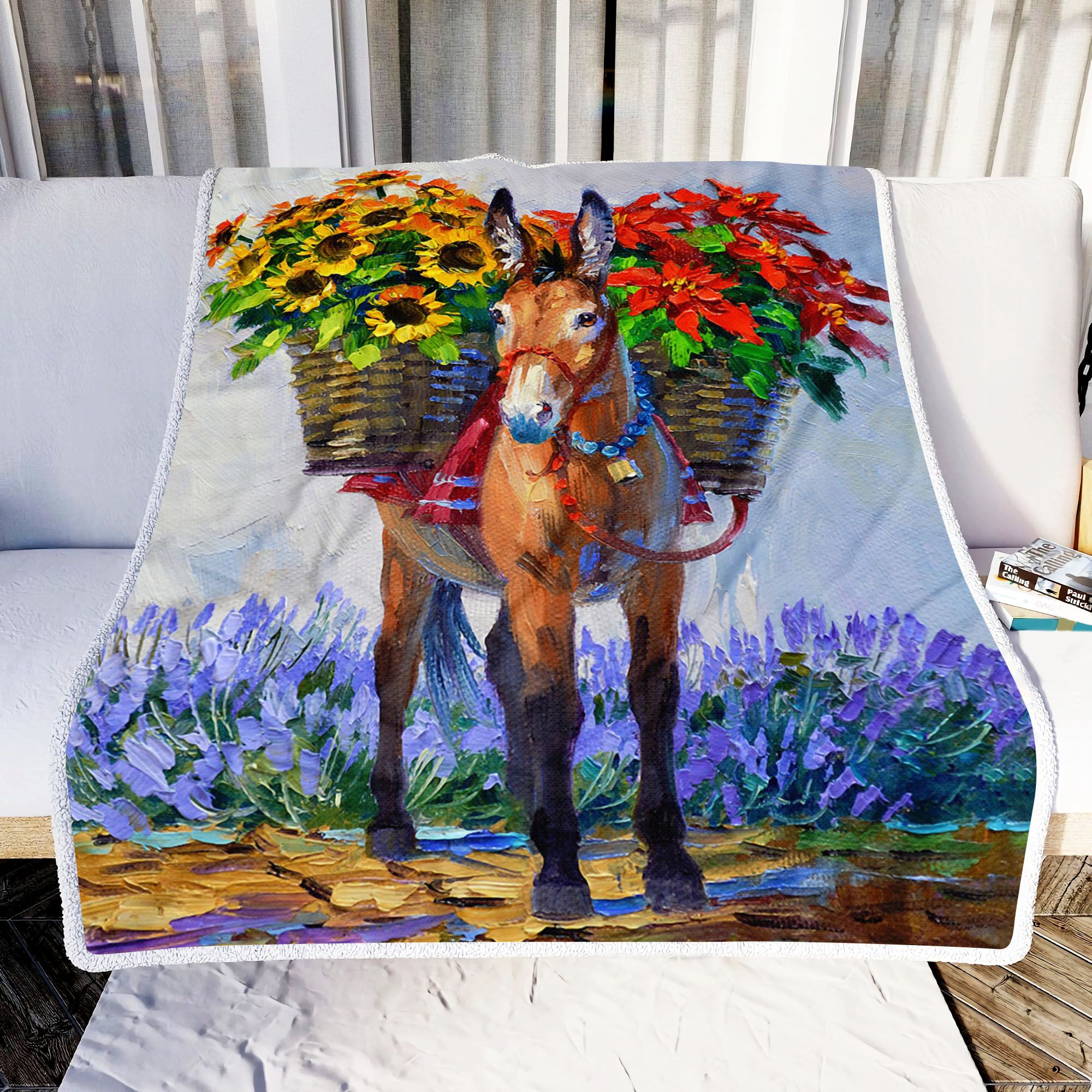 Donkey Fleece Blanket