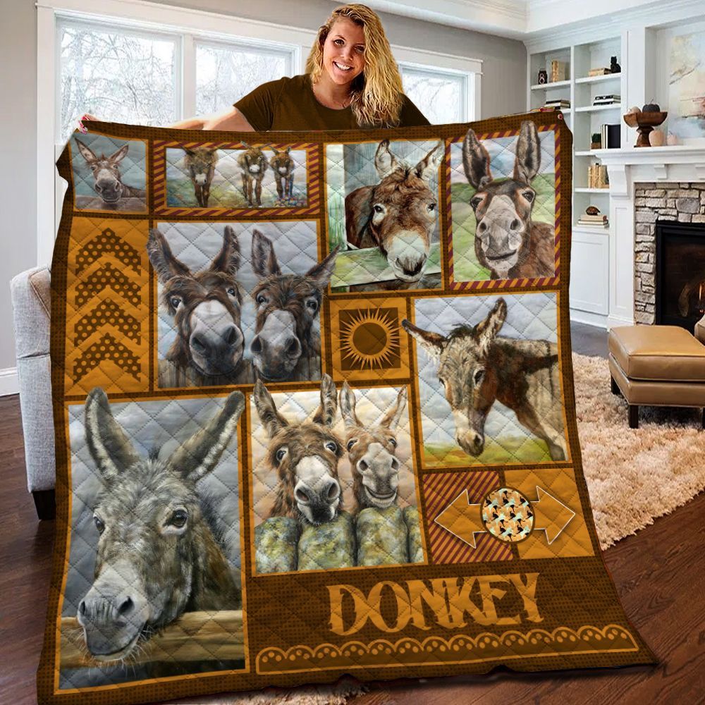 Donkey Quilt Blanket BBB240219SM
