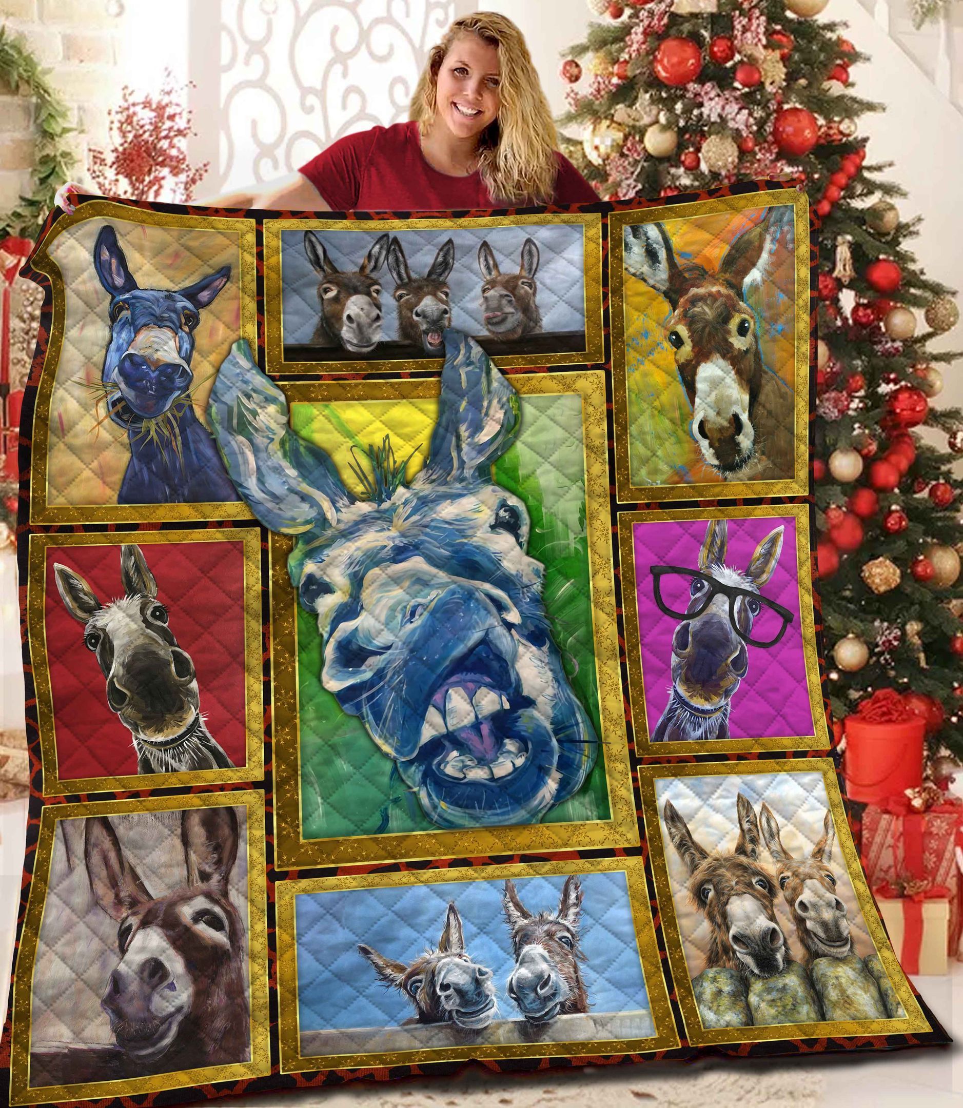 Donkey Quilt Blanket BBB261024NB