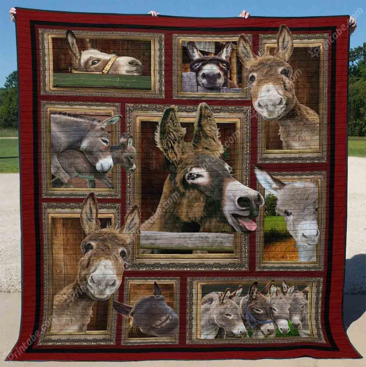 Donkey Quilt Blanket DHC13124041VT