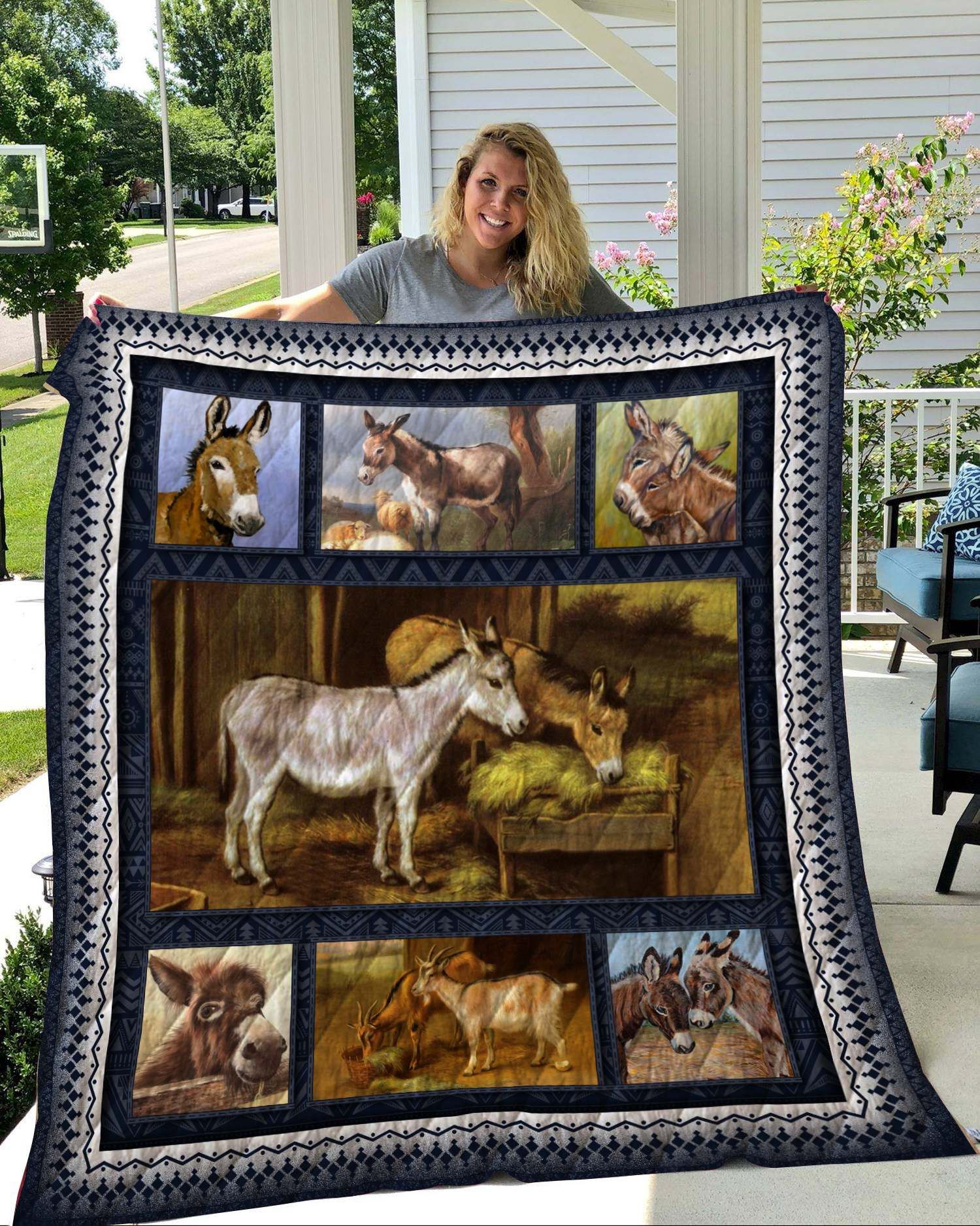 Donkey Quilt Blanket DHC2911105VT