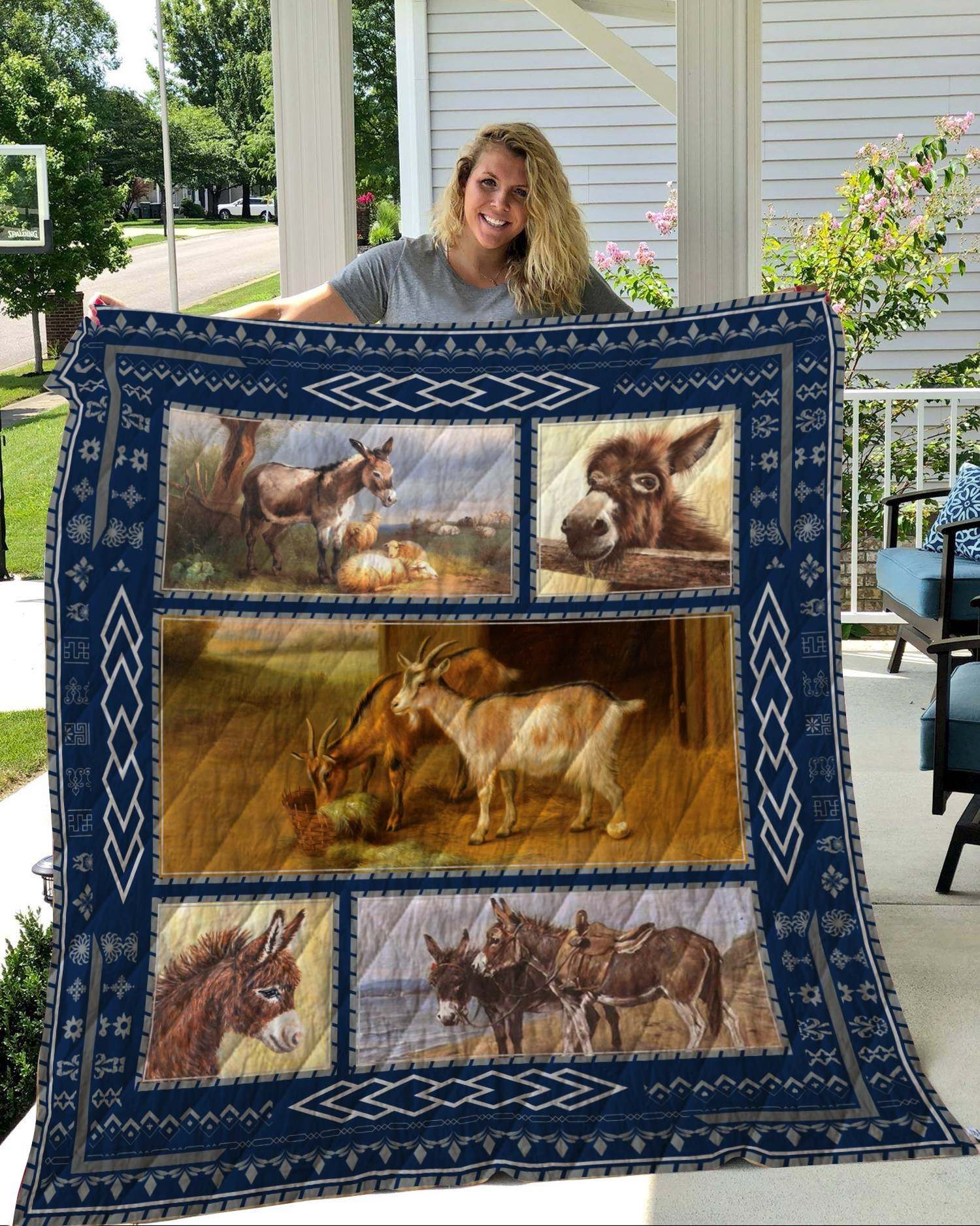 Donkey Quilt Blanket DHC2911106VT