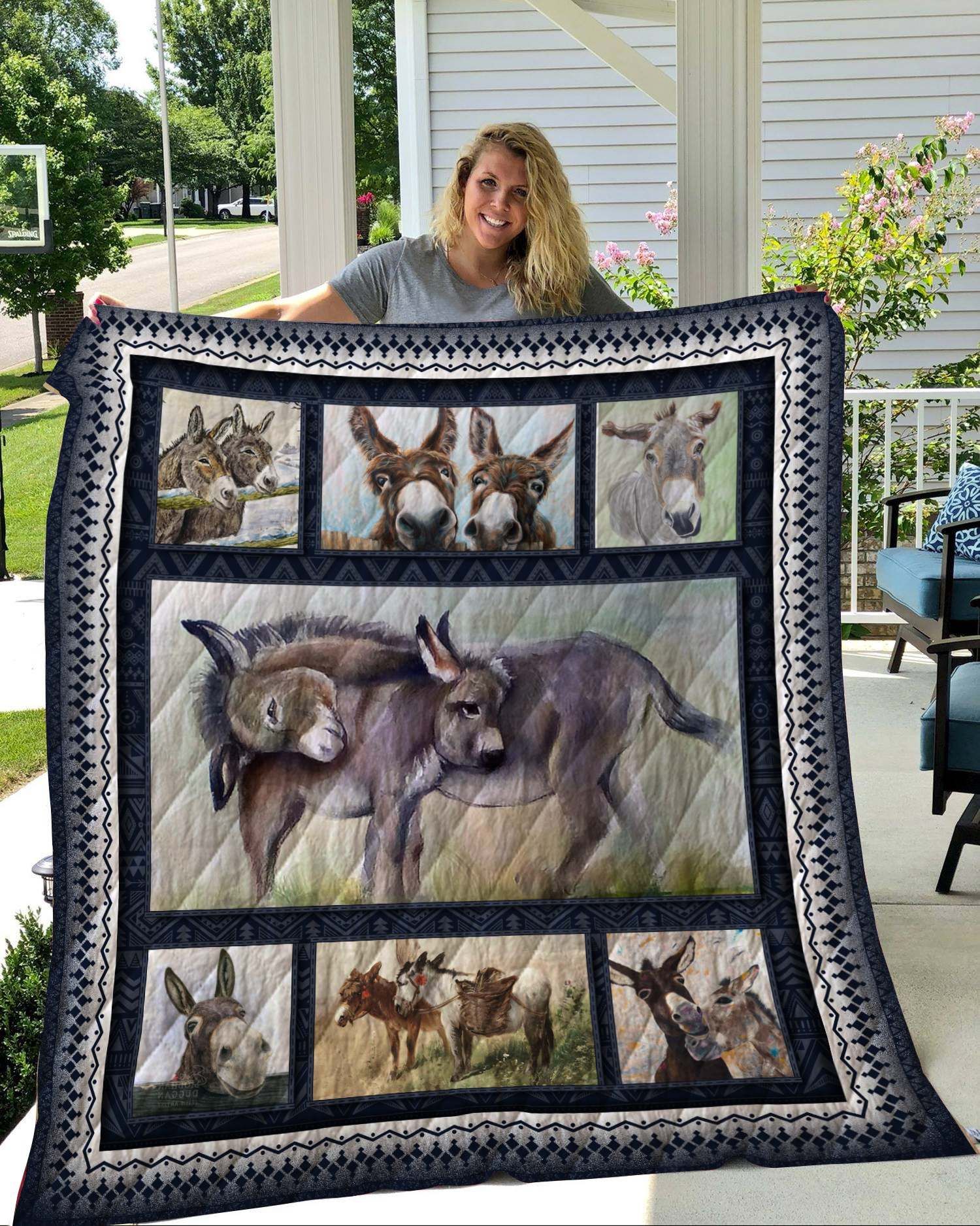 Donkey Quilt Blanket DHC2911108VT