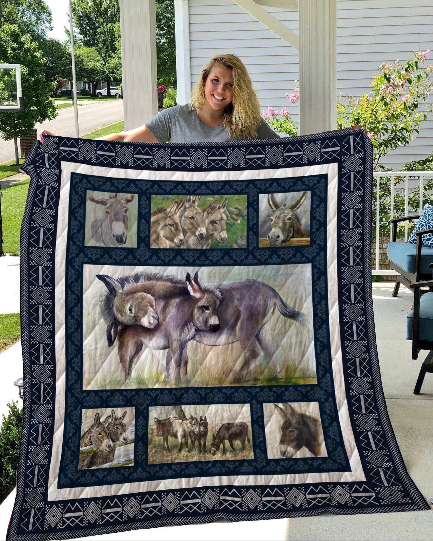 Donkey Quilt Blanket DHC2911110VT