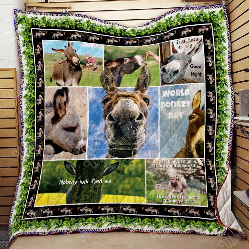 Donkey Washable Quilt Blanket P49 Dhc1312223Dd