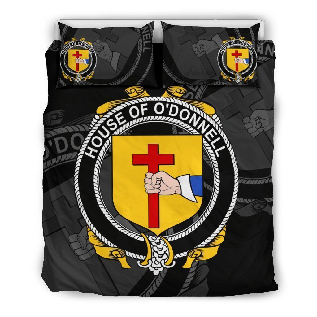 Donnell Or O’donnell Family Crest Shamrock Bedding Set