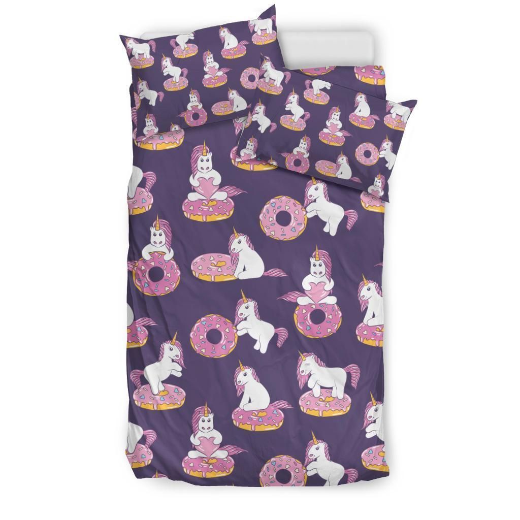 Donut Unicorn Bedding Set
