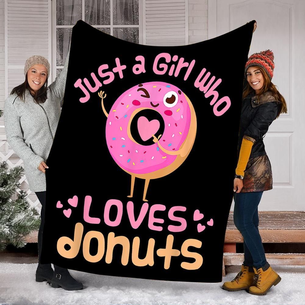Donuts Sherpa Fleece Blanket