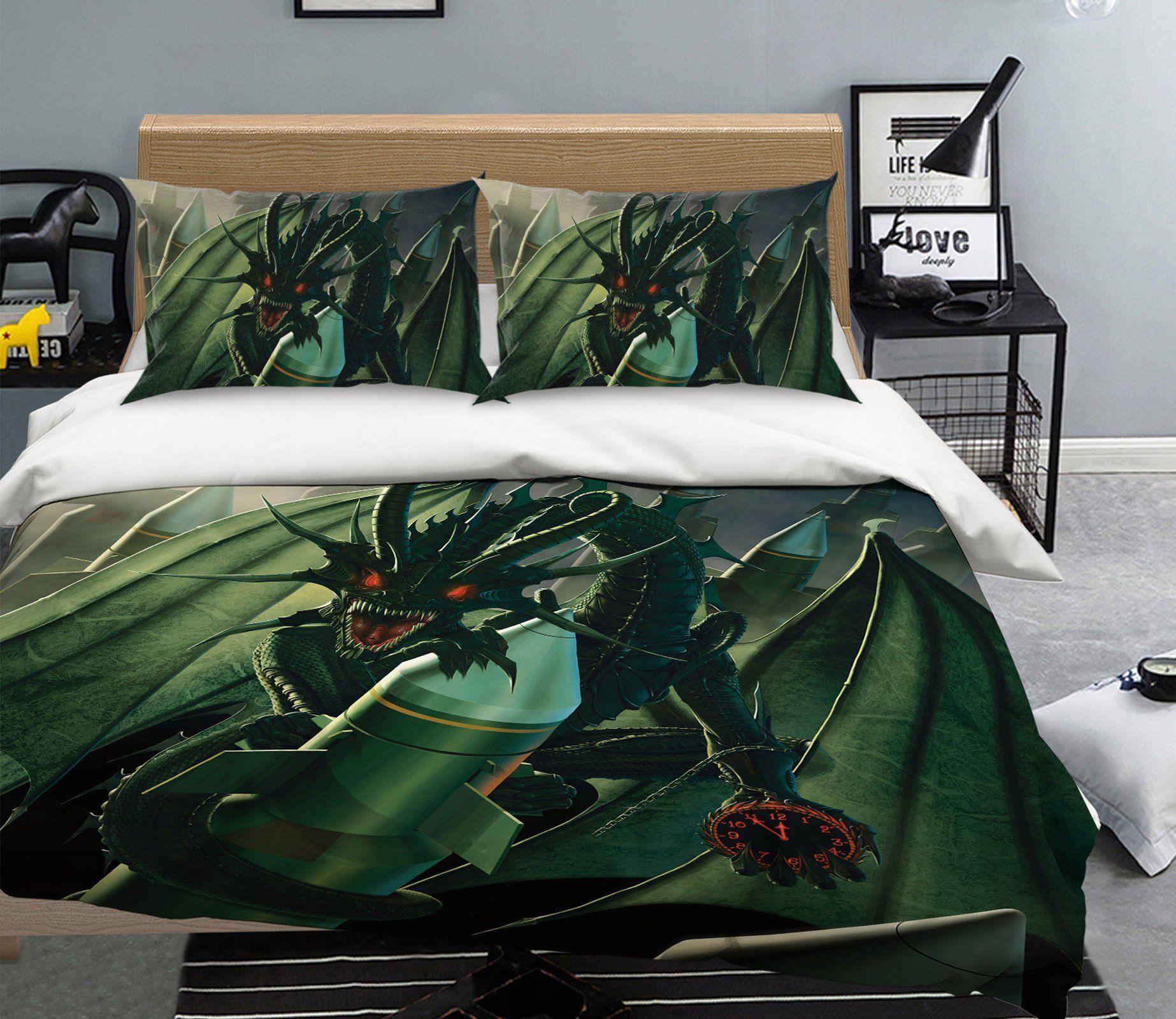 Doom Dragon Bedding Set