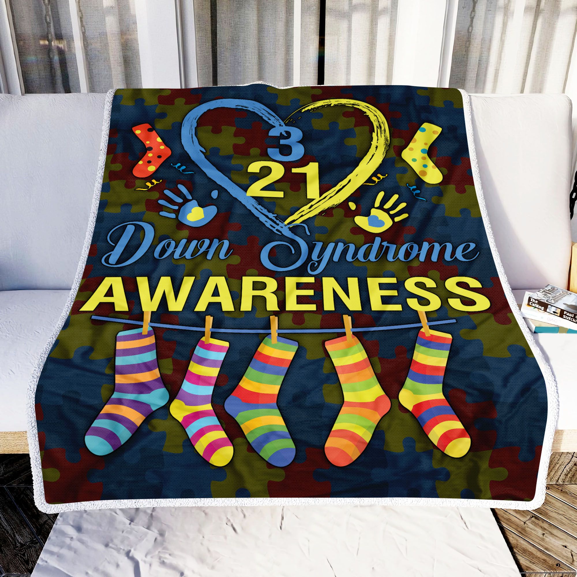 Down Syndrome Awareness Fleece Blanket