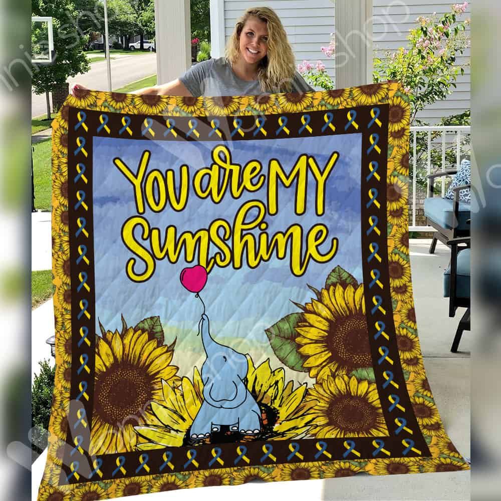Down Syndrome Elephant Quilt Blanket DHC0602982TD