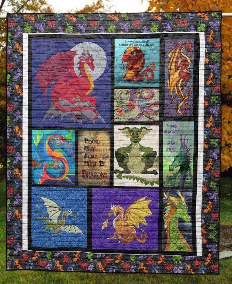 Dragon All Kind Of Dragons Quilt Blanket Dhc04011888Dd