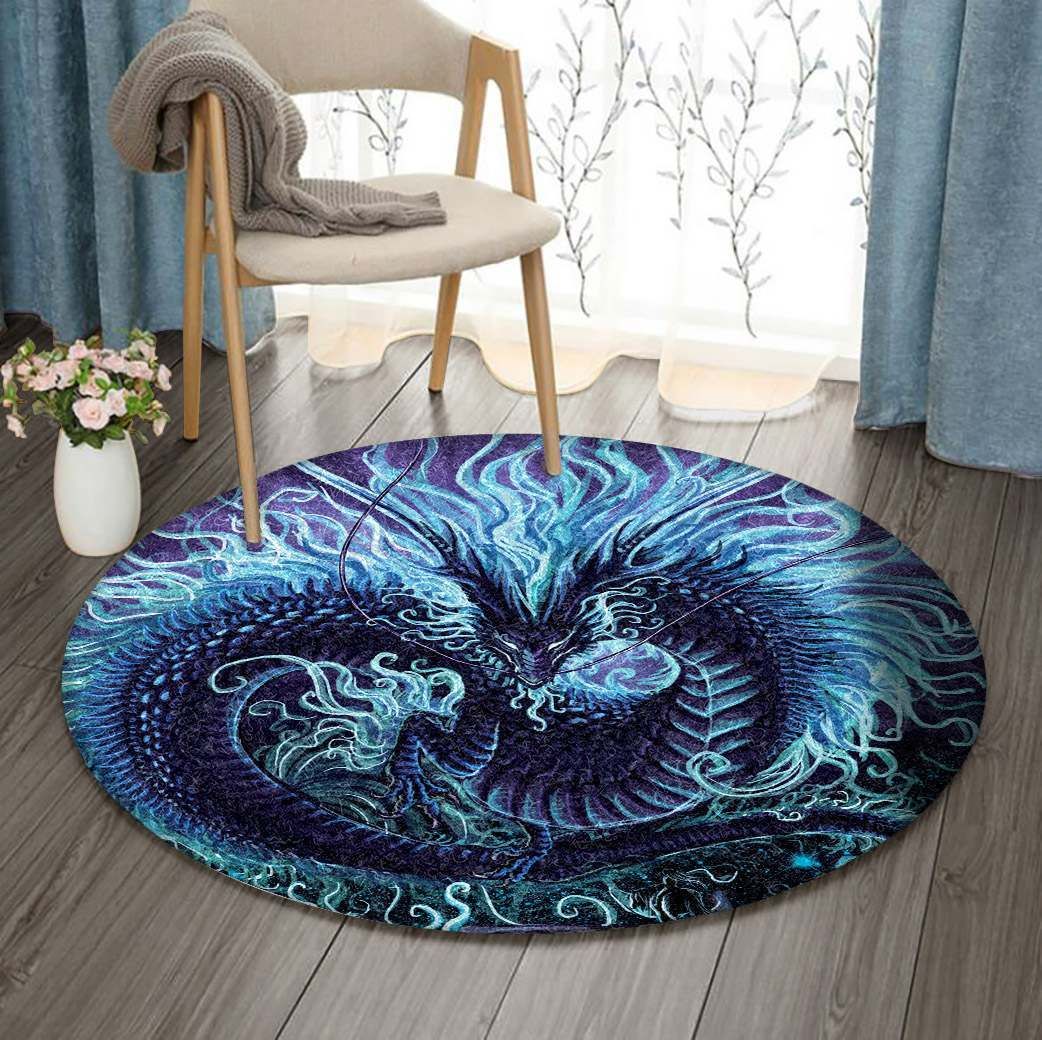 Dragon Round Carpet