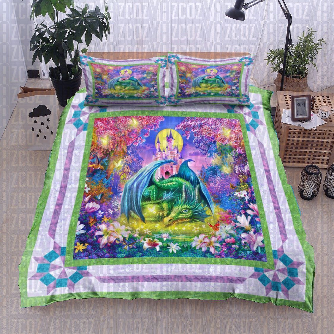 Dragon Castle Bedding Set