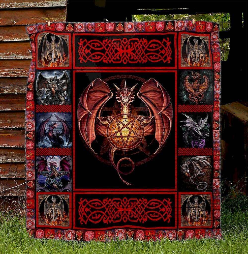 Dragon Celtic NB110517 Quilt Blanket