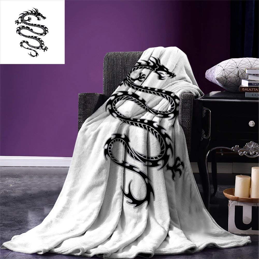 Dragon Sherpa Fleece Blanket