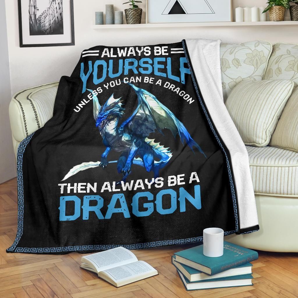 Dragon Sherpa Fleece Blanket
