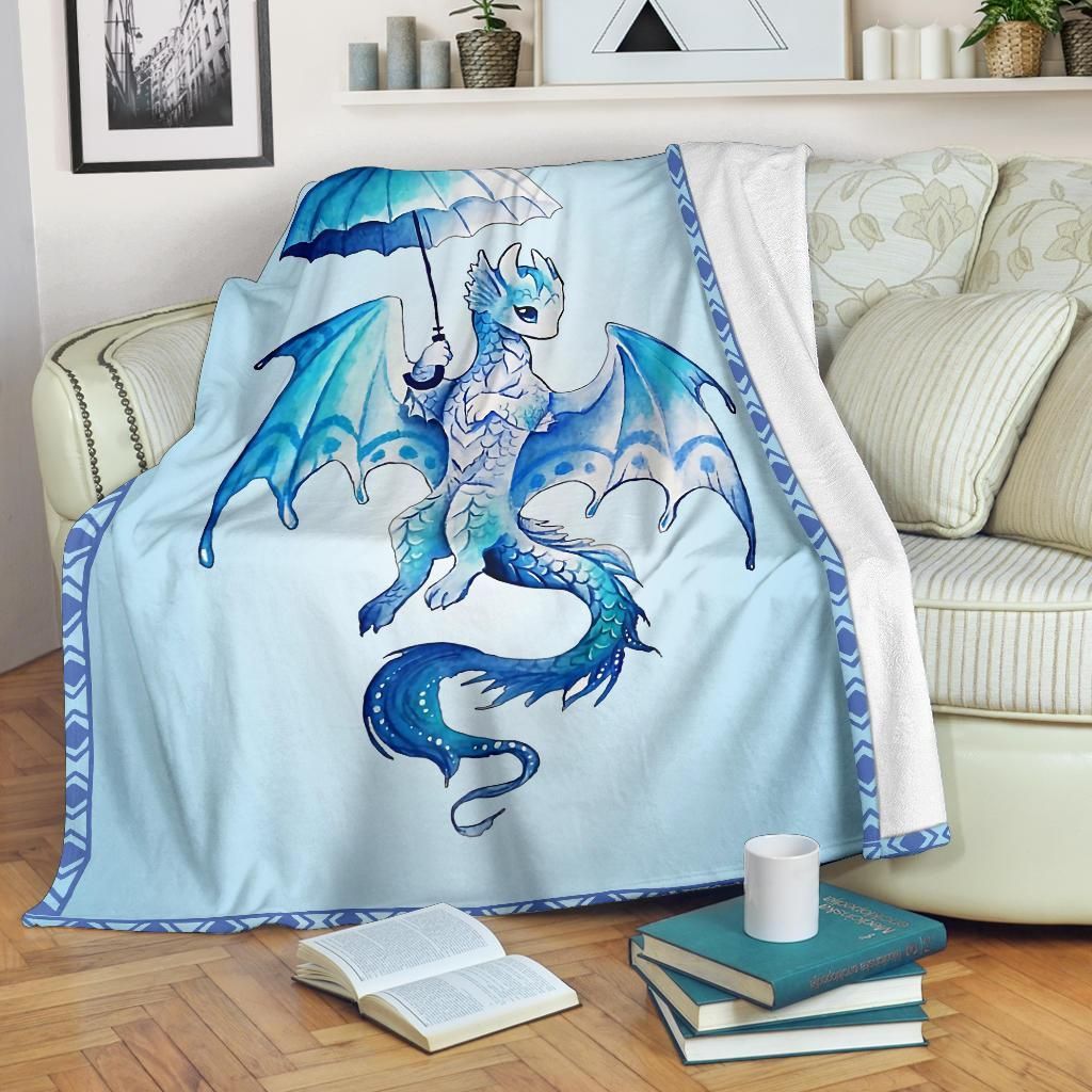 Dragon Sherpa Fleece Blanket
