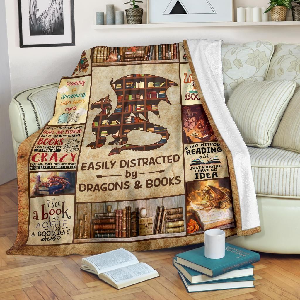 Dragon Sherpa Fleece Blanket