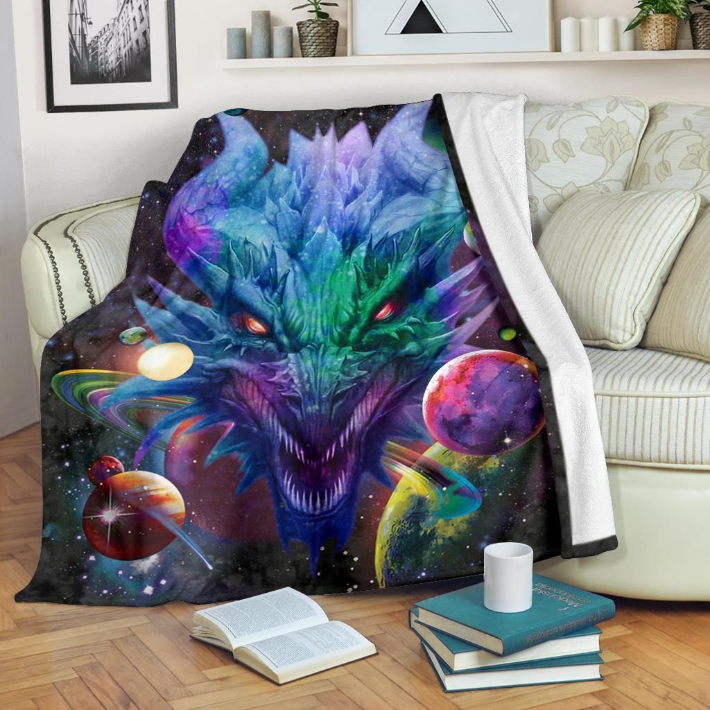 Dragon Sherpa Fleece Blanket