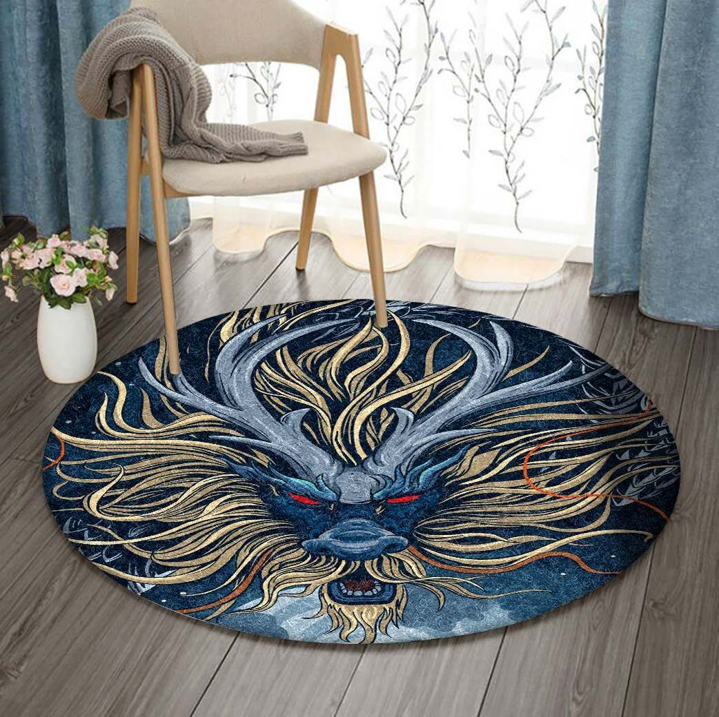 Dragon Round Carpet