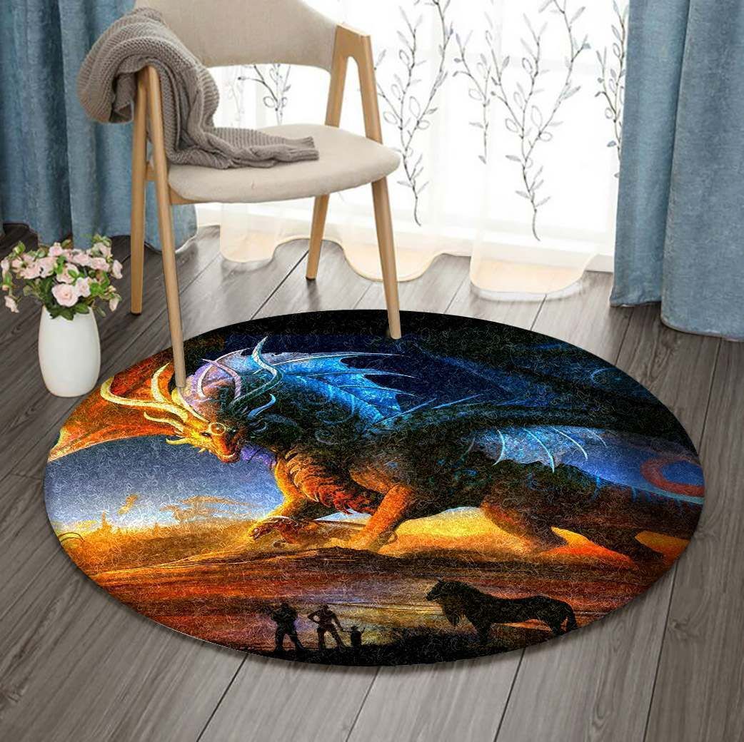 Dragon Round Carpet