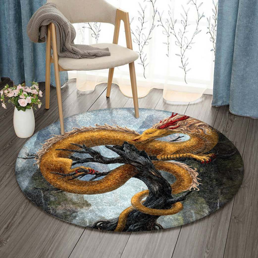 Dragon Round Carpet