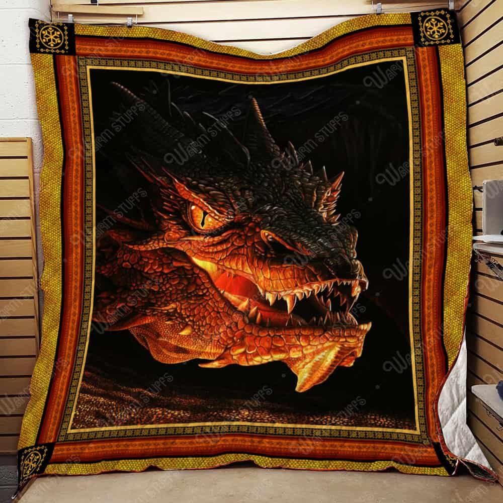 Dragon Face Quilt Blanket Dhc1312229Dd