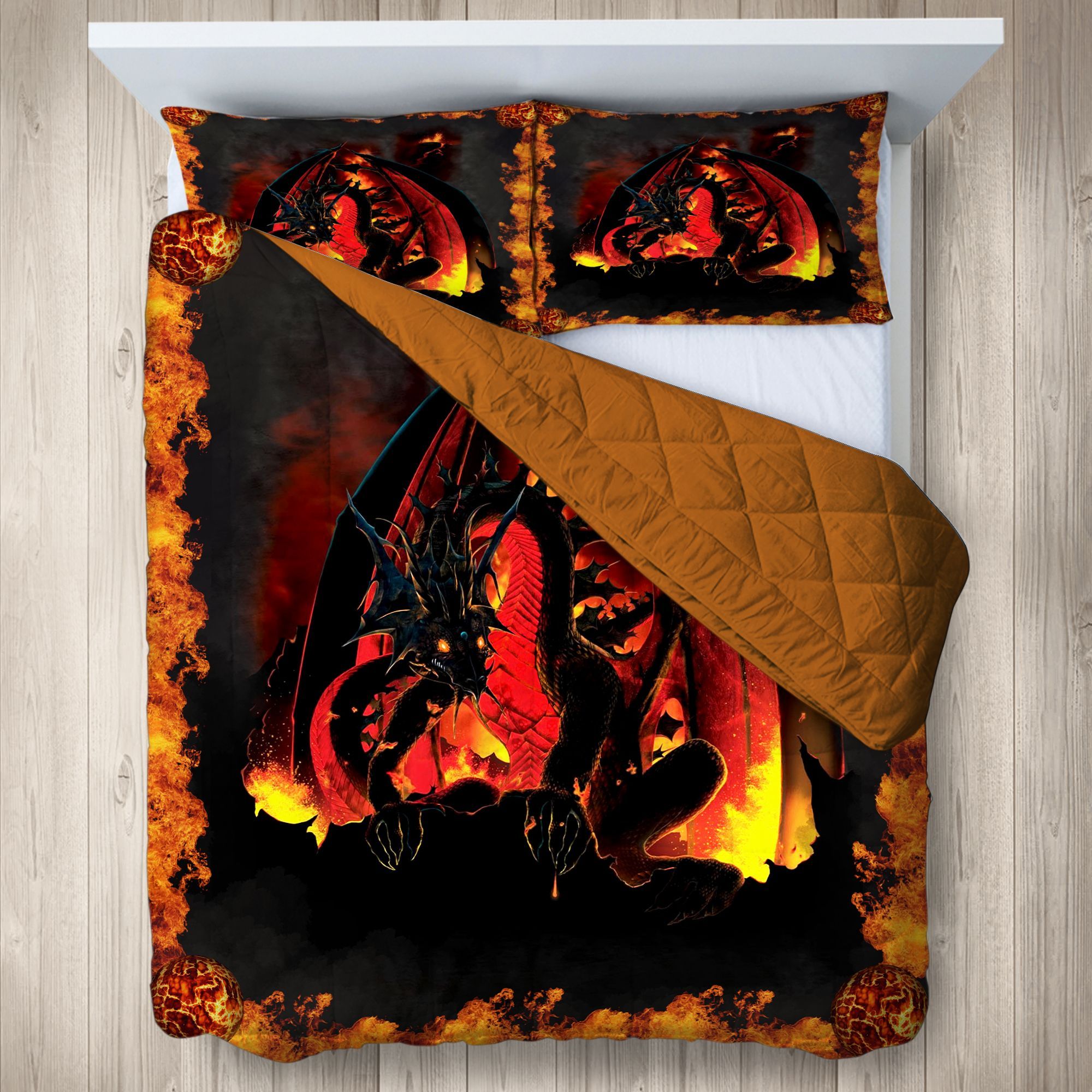 Dragon Fireball Bedding Set