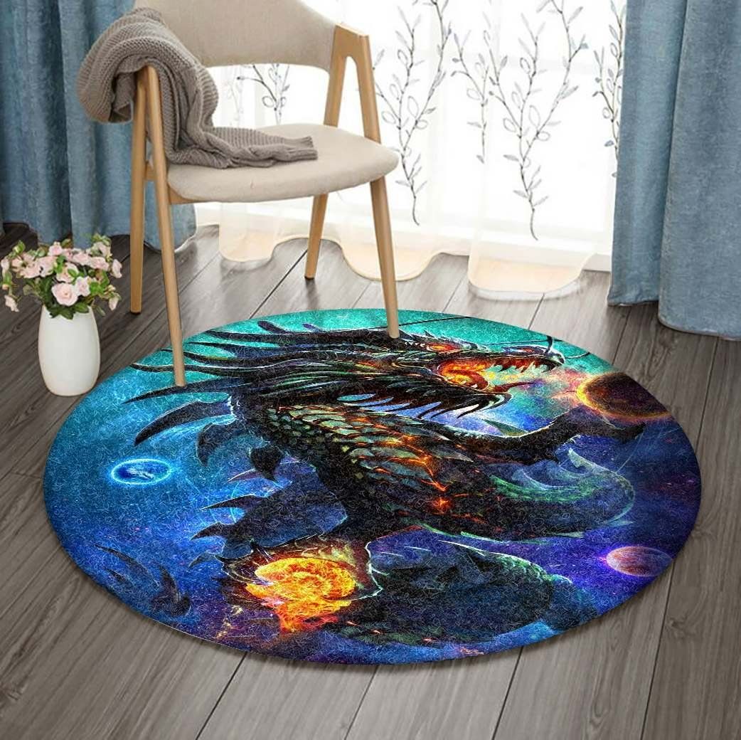 Dragon Round Carpet