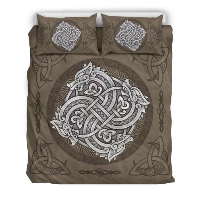 Dragon Knotwork Celtic And Moon Bedding Set