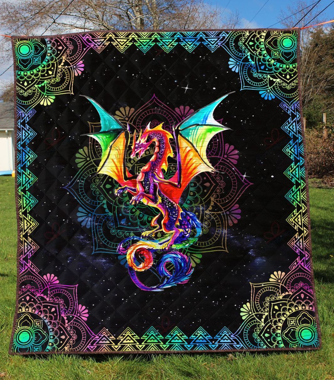 Dragon Mandala LD2108347CL Quilt Blanket