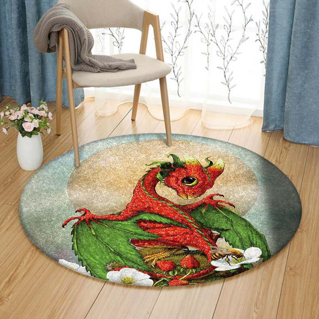 Dragon Round Carpet